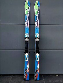 Lyže NORDICA, 150 cm + lyžáky SALOMON - 2