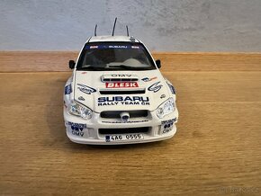 Subaru Impreza WRX V. Štajf 1:18 + podpis jezdce - 2