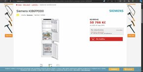 Chladnička s mrazničkou Siemens iQ700 KI86FPDD0 - 2