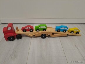 Dřevěné nákladní auto/tahač/kamion/odtahovka - 2