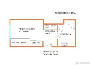 KN346  Světlý byt 1+kk ve výborném stavu Brno-Řečkovice - 2