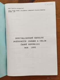 Specializovaný katalog známek a celin ČR 1995 - 2