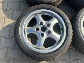 4x al kola 5x130 17 + pneu letní 205/50 R17 - 2