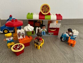 Lego duplo - vláček, pizzerie, policie - 2