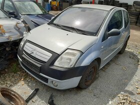 Citroen C2 1,4HDI VTR 50kW 2010 - díly - 2