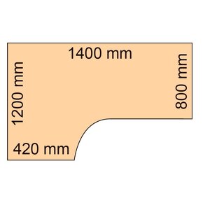 Rohový stůl - 2
