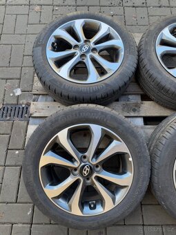 Alu kola, disky r15 4x100 Hyundai 185/55/15 - 2