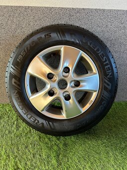 Alu kola 5x160 r15 s letním pneu (trans) - 2