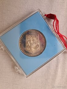 Stříbrná mince50 Kčs 1986 PROOF město Český Krumlov - 2