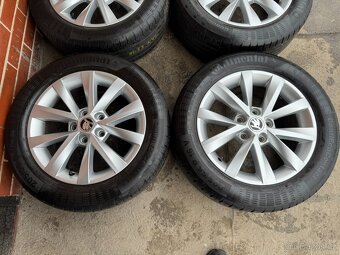 Alu 16" 5x112, orig. škoda Alcatraz , letní pneu 80%, TOP - 2