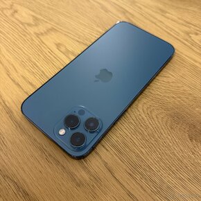 iPhone 12 Pro Max 256GB pacific blue, pěkný stav, rok záruka - 2