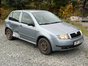 Škoda Fabia 1.2 40kW, 2004, po nehodě, na ND, pojízdná - 2