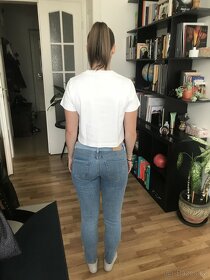 jeans dámské bokovky vel.38/40 Zara - 2