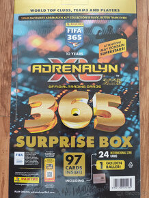 Fotbalové kartičky Panini FIFA 365 2025 - Adventný kalendár - 2