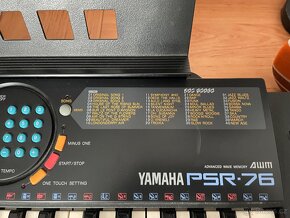 elektr.pianino YAMAHA PSR-76 - 2