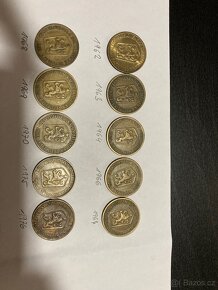 22x 1 koruna 1962-1992 - 2