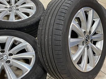 Alu kola 5x112 original Volkswagen 205/55 R16 Dunlop - 2