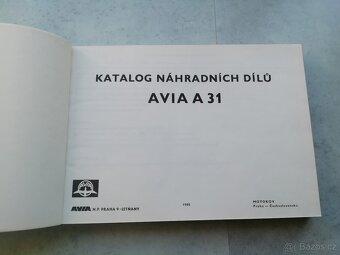 Avia 31 - katalog ND - doprava v ceně - 2