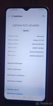 Prodám Samsung Galaxy A22 5G 4GB/64GB - 2