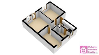 Pronájem zařízeného bytu 3+kk, Havlíčkova, Dubňany - 2