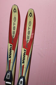Dětské polocarvingové lyže Volkl 120 s vázáním Salomon - 2