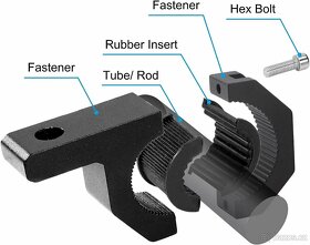 Univerzální montáž držáky na pracovní světlo 25-50mm - 2