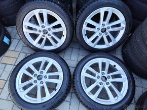 ALU 5x112 r17 AUDI + ZIMNÍ PNEU - ZÁNOVNÍ DISKY - 2