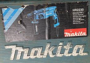 Vrtací kladivo Makita HR2230+hlava na válcové vrtáky - 2