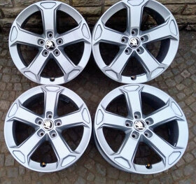 17"-ZÁNOVNÍ ALU DISKY 5x112 ŠKODA KAROQ+SUPERB-III - 2