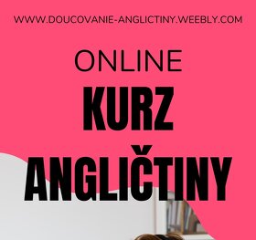 DOUCOVANI ANGLICKÝ JAZYK, ONLINE KURZ pro zaměstnané - 2