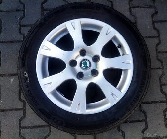 Alu kola originál Škoda Octavia II 5x112 R16 Sirius - 2