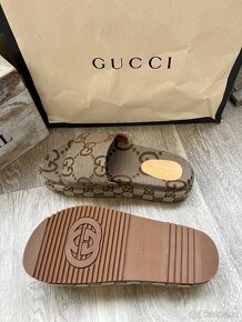 Gucci GG Maxi canvas platform sandals nové - 2