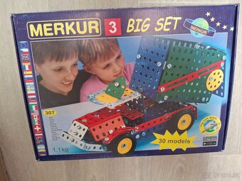 Prodám stavebnici Merkur Big set 307 kusů - 2