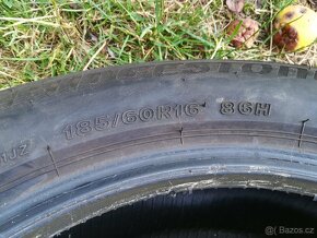 185/60/16 zimni pneu PIRELLI a BRIDGESTONE 185 60 15 - 2