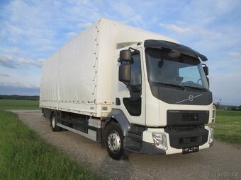 VOLVO FL 250 EURO 6-12 tun valník-plachta+HČ-18 palet - 2