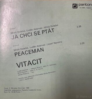 Vitacit ‎– Já chci se ptát / Peaceman   (SP) - 2