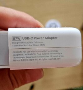 Nabíječka 87 W Apple pro Macbook s extra adaptérem - 2