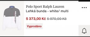 Bunda Ralph Lauren POLO SPORT vel S nová - 2