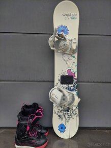 Snowboard WESTIGE ZARRA, 135 cm + boty - 2