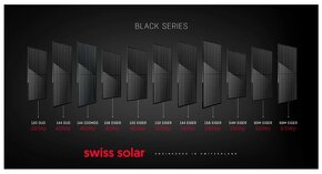 Swiss Solar IBEX 132MHC-EiGER panely 500Wp Full black 10ks - 2