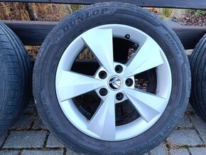 16 Škoda Octavia 3 ALU kola Originál velorum Dunlop Letni - - 2