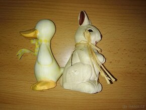 Keramická kačenka, keramický králíček - 2