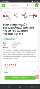 Odmechovac a provzdušňovač travniku - 2