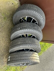 Sada alu kol Fiat Ducato pneu Continental 225/75 r16 - 2