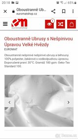 Oboustranný ubrus NOVÝ voděodpudivá úprava - 2