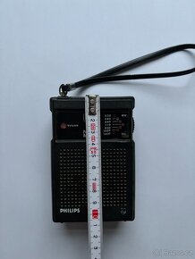 Kapesní radio Philips, 80. léta, funkční - 2