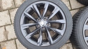 Alu kola Škoda 16" 5x100 pneu 215/45 R16 3-5mm Fabia - 2