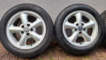 VW originál disky - VW Sharan - BBS buřty - 215/55 R16 letní - 2