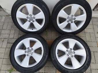 ALU 5x112 r17 AUDI + LETNÍ PNEU - SLUŠNÁ SADA - 2