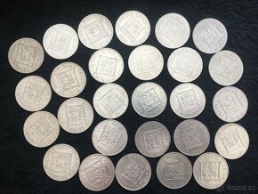 27 kusů stříbrných 10 Kč, mince První Republika ČSR - 2